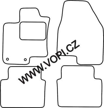 Autokoberce Nissan Qashqai 7 míst 11/2008 - 01/2014 Autofit (3257)